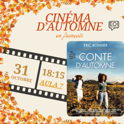 cine otoño formato publicación instagram